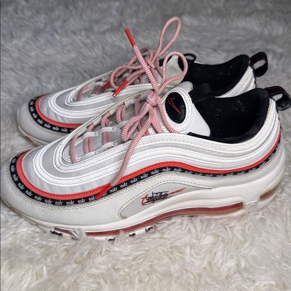 Nike Air Max 97 White with Red Accents